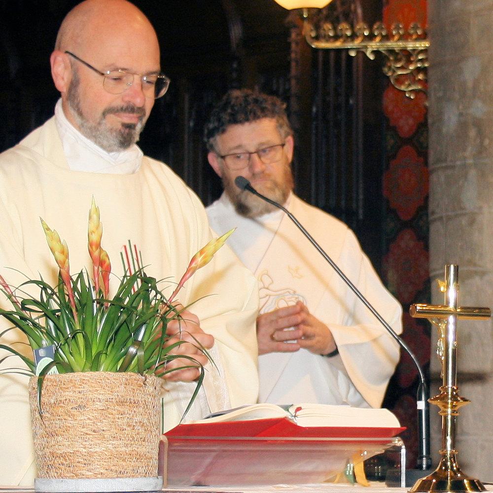 BERGRAKKERS VIEREN CHRISTUS KONING IN SINT-GERMANUSKERK.