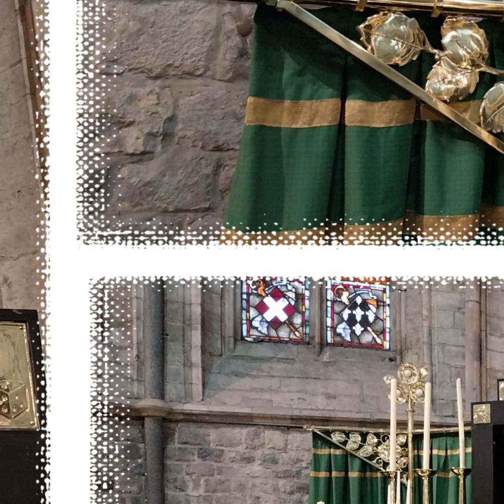 HOOFDKOOR SINT-GENOVEVAKERK OPLINTER