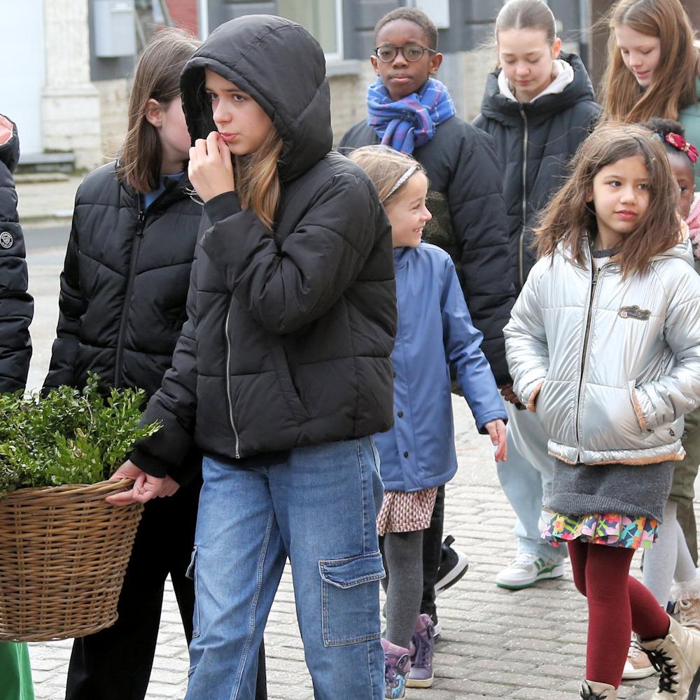PALMPROCESSIE IN ONZE SINT-GERMANUS-PAROCHIE.
