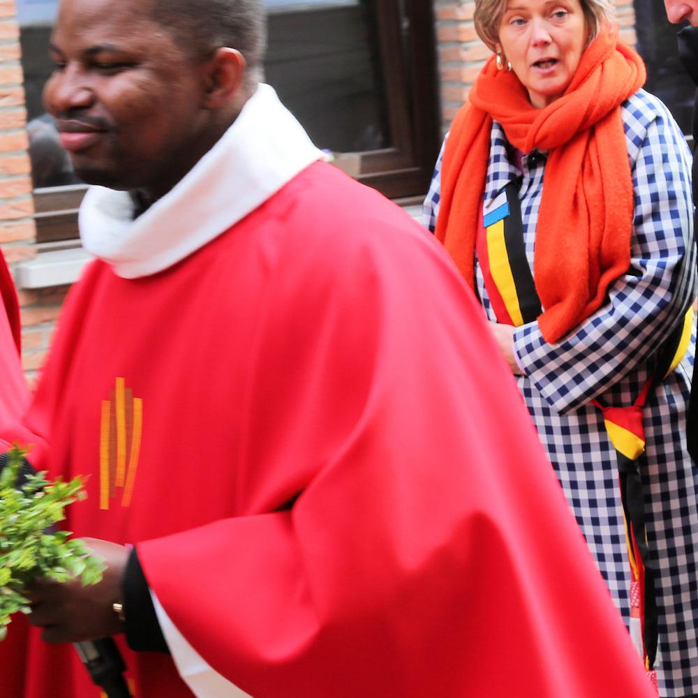 PALMPROCESSIE IN ONZE SINT-GERMANUS-PAROCHIE.